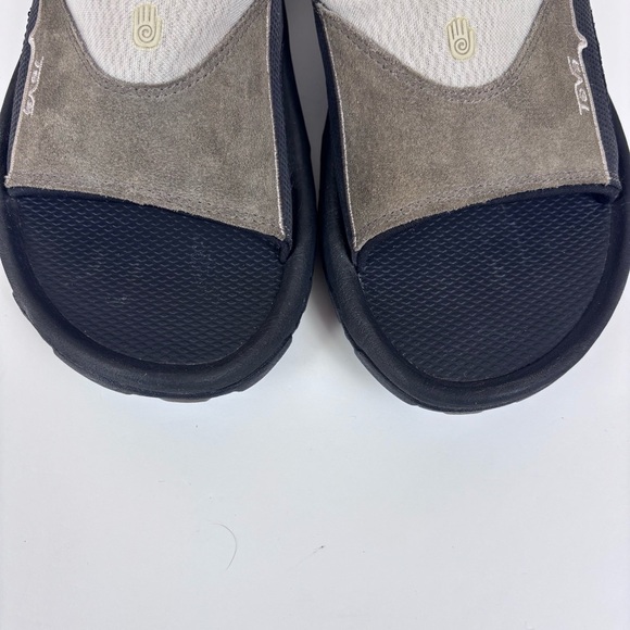 Teva Men's Katavi Slide Outdoor Sandal Suede Mesh Slip On Comfort Shoe Tan Sz 10 - Picture 6 of 15